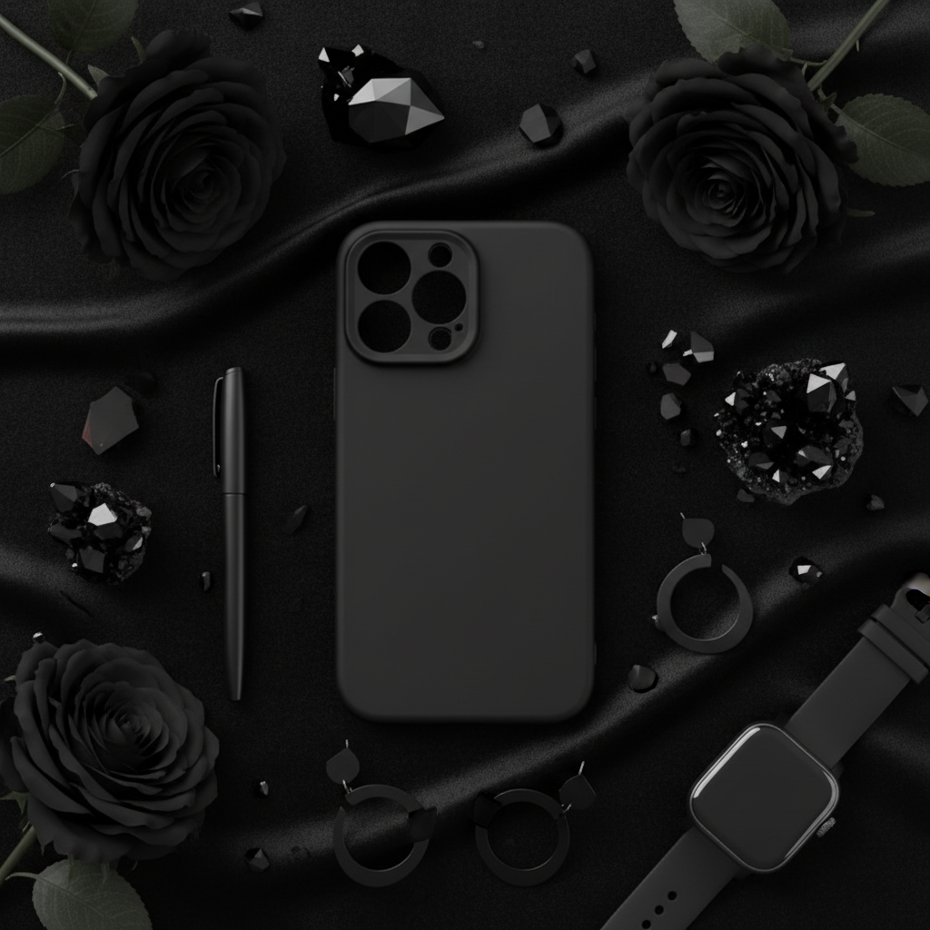 AuraSkin™ - Black Flat Lay