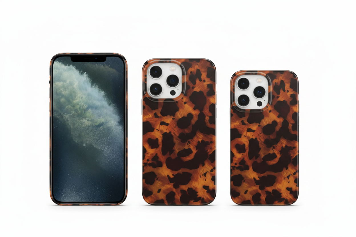BrownSnap™ Leopard on iPhone 17 Lineup