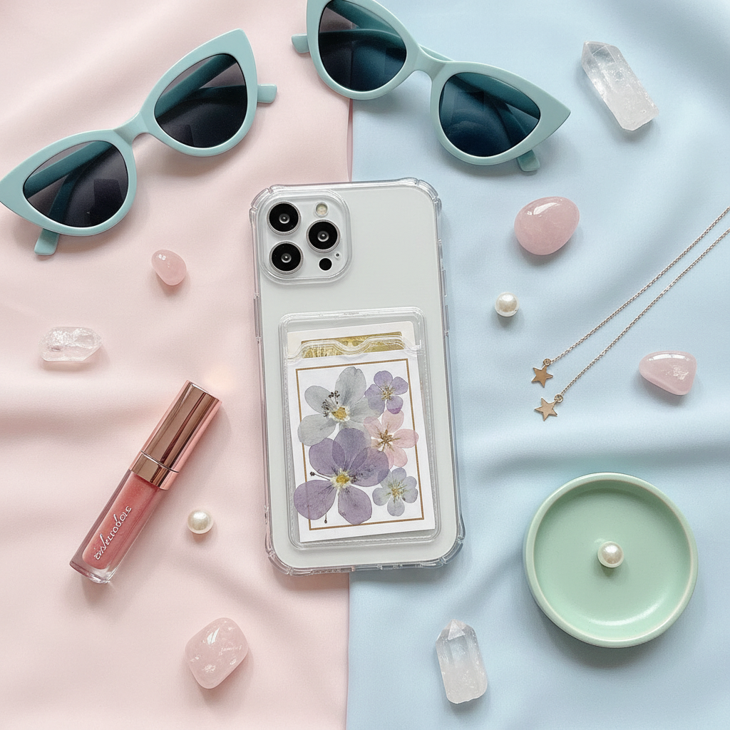 CarryCase™ Clear - Styled Flat Lay v2