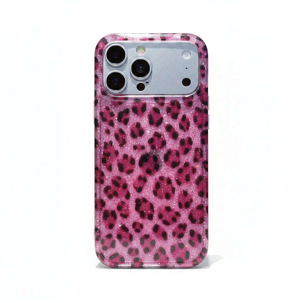 PinkSnap Leopard white bg 1