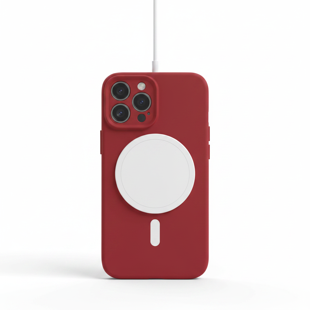 Red phone case