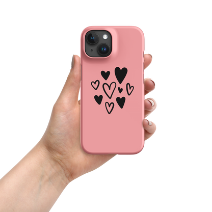 Pastel heart drawing SnapCase for iPhone | Strawberry short cake