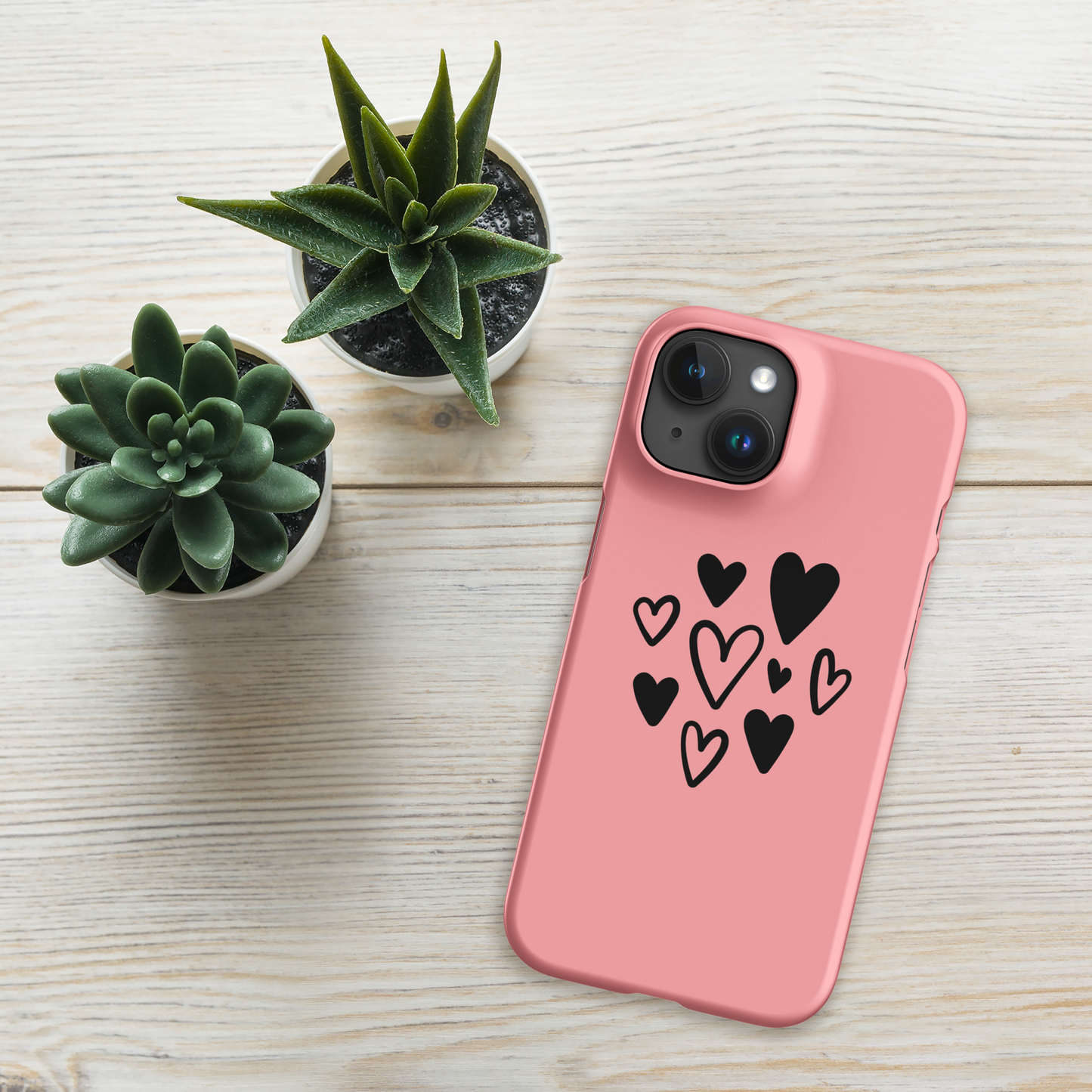 Pastel heart drawing SnapCase for iPhone | Strawberry short cake