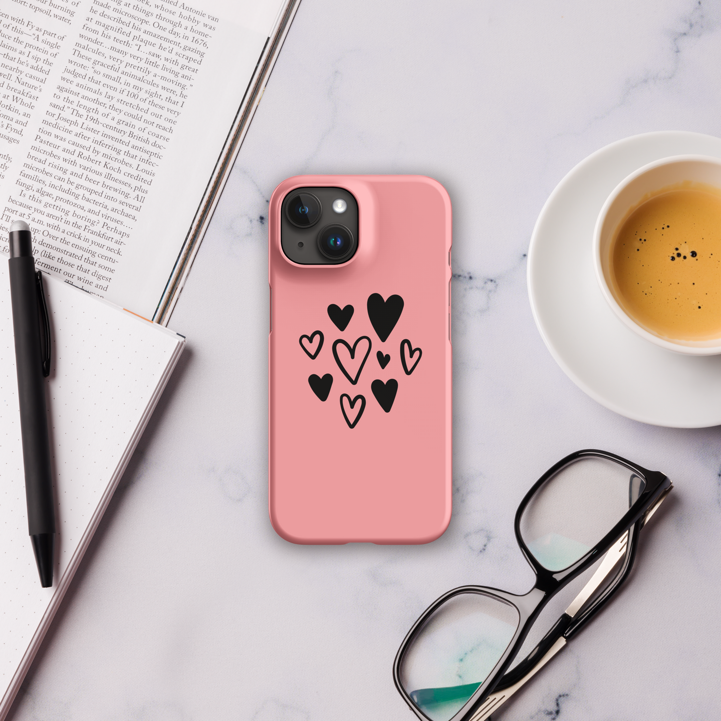 Pastel heart drawing SnapCase for iPhone | Strawberry short cake