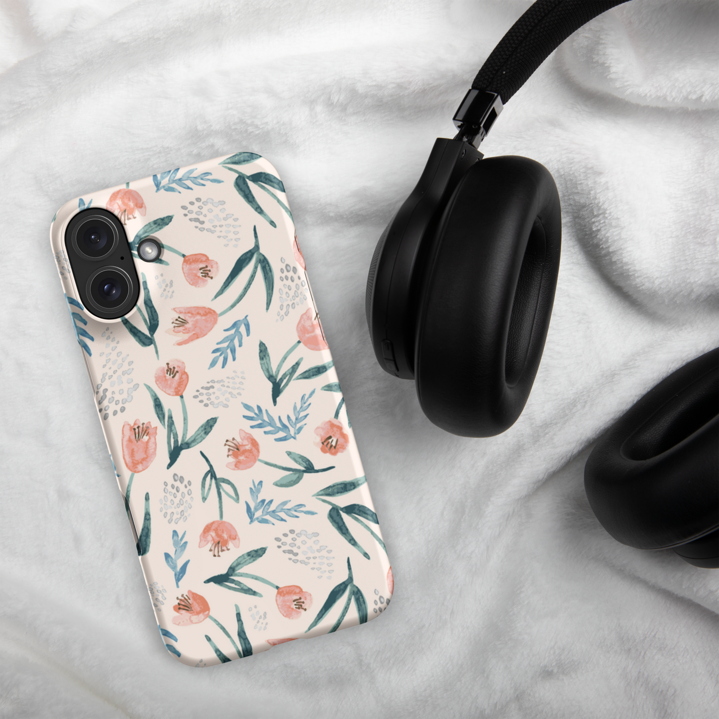 Floral SnapCase for iPhone | Pink roses