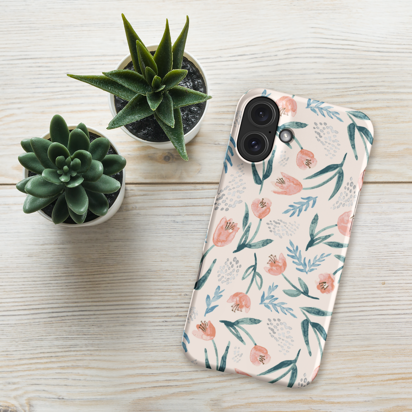 Floral SnapCase for iPhone | Pink roses