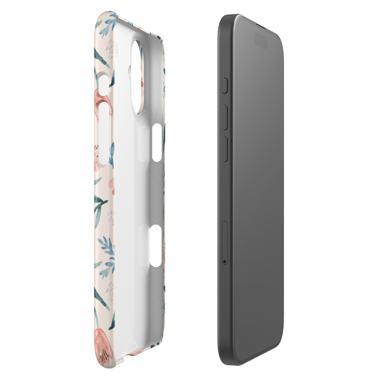 Floral SnapCase for iPhone | Pink roses