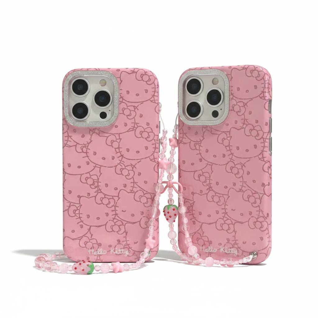 Two KittySnap cases different poses