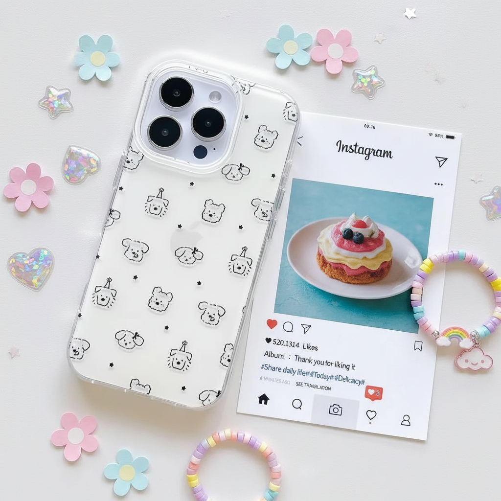 Y2K flat lay